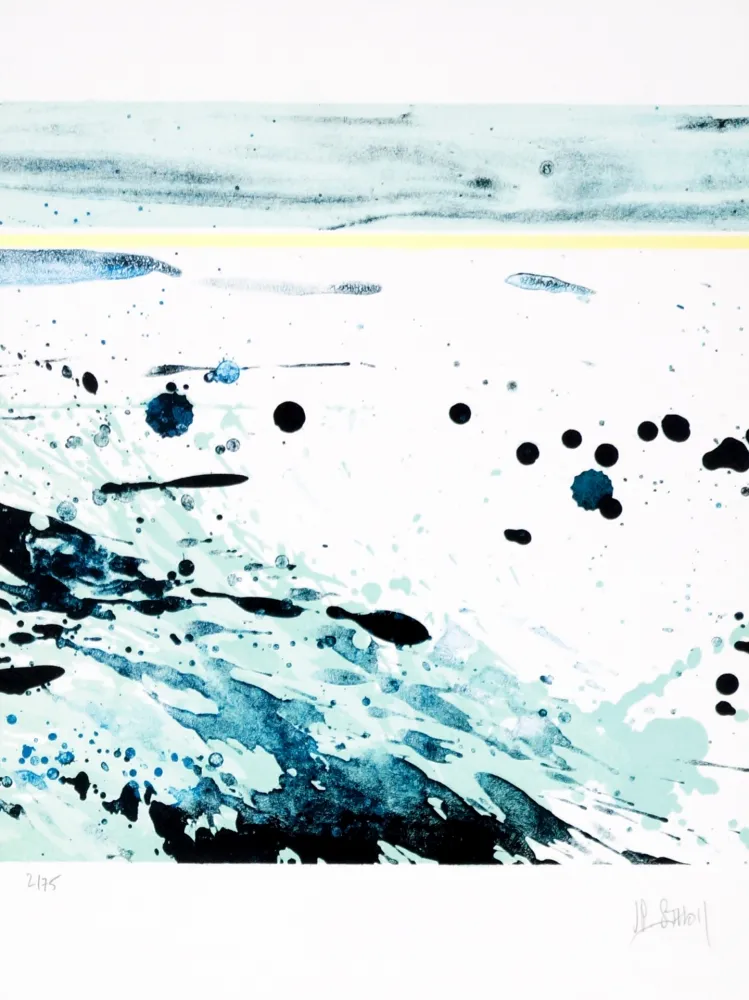 Lithograph Stholl - Fraktion de contre vagues