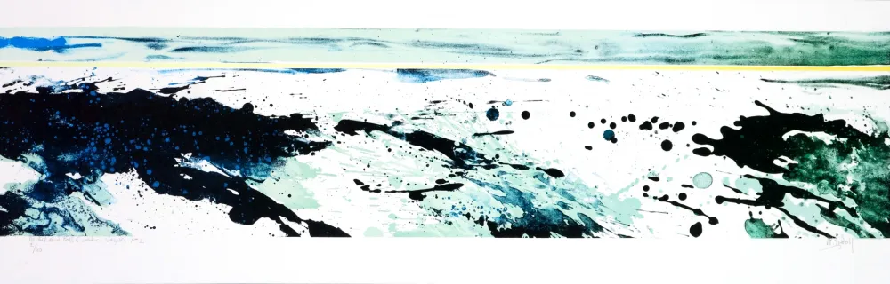 Lithograph Stholl - Roches & roll à contre vague 2