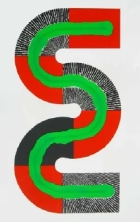 Lithograph Sugai - S-Octobre 