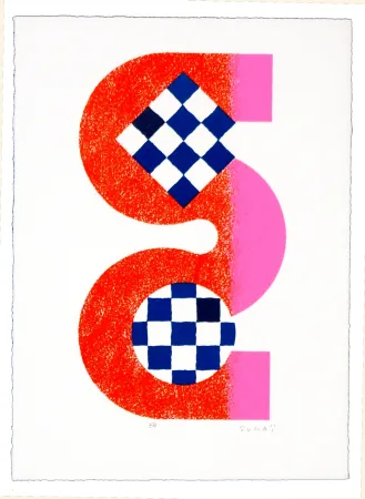 Lithograph Sugai - Sans titre 