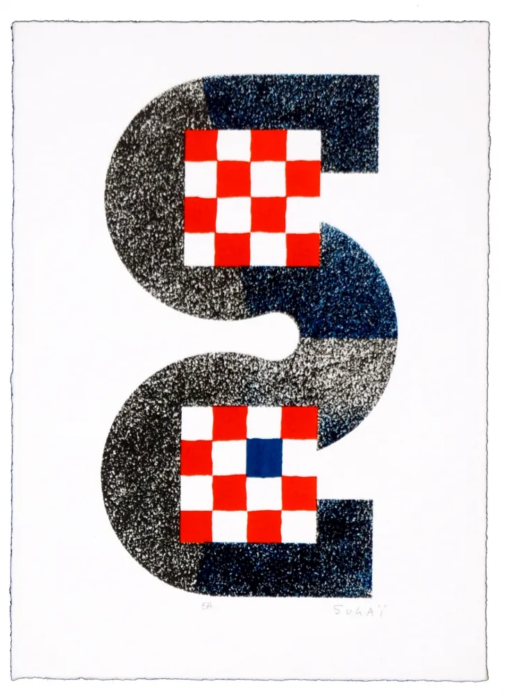Lithograph Sugai - Sans titre