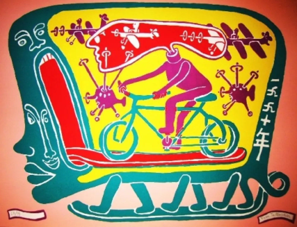 Lithograph Taillandier - Taillandier land