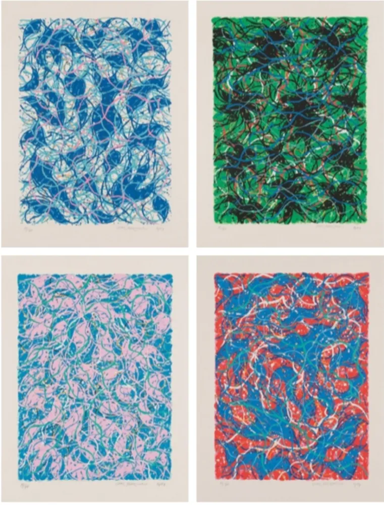 Screenprint Takamatsu - Andromeda B series
