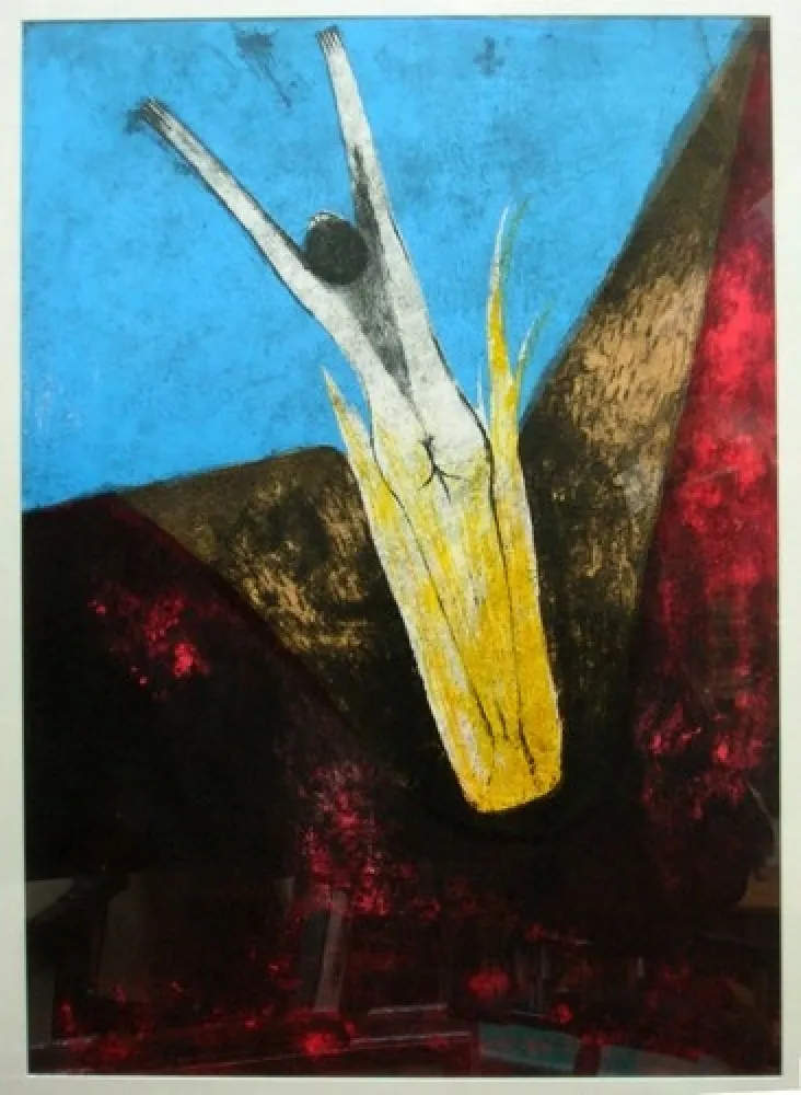 Lithograph Tamayo - SENZA TITOLO