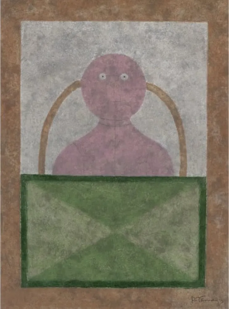 Etching And Aquatint Tamayo - Torso en Rosa