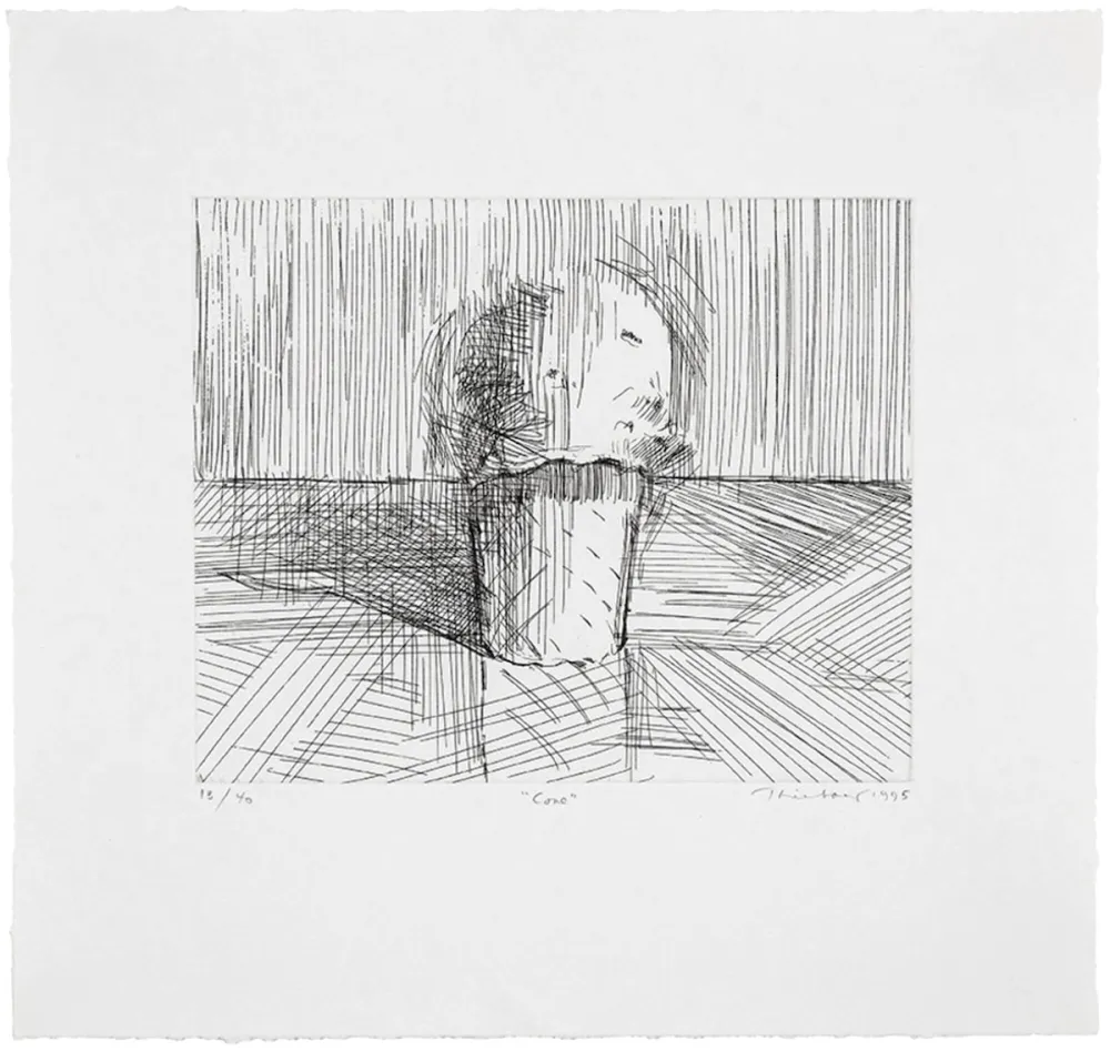 Etching Thiebaud - Cone