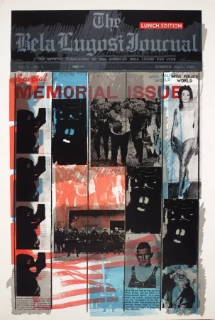 Screenprint Tilson - Bela Lugosi Journal