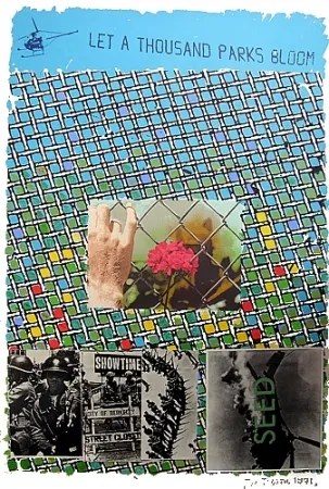 Lithograph Tilson - Let a thousand parks bloom