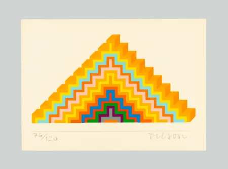 Screenprint Tilson - Ziggurath