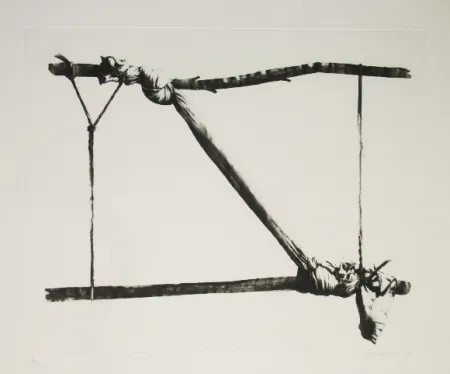 Etching And Aquatint Titus Carmel - Agrès 1