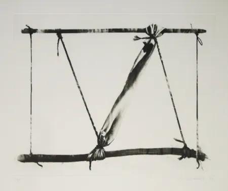 Etching And Aquatint Titus Carmel - Agrès 2