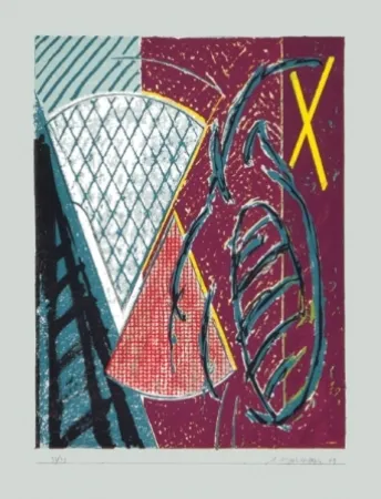 Screenprint Titus Carmel - Armorial IV