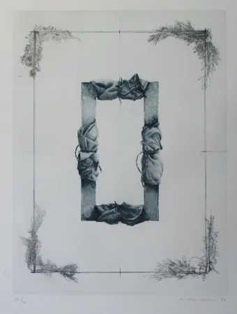 Etching Titus Carmel - Composition