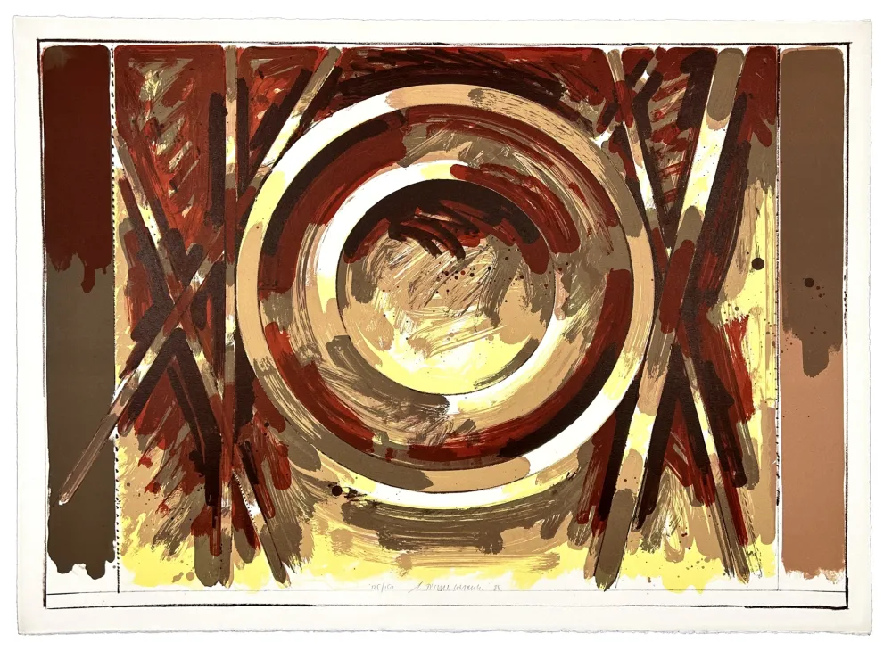 Lithograph Titus Carmel - Sans titre 2