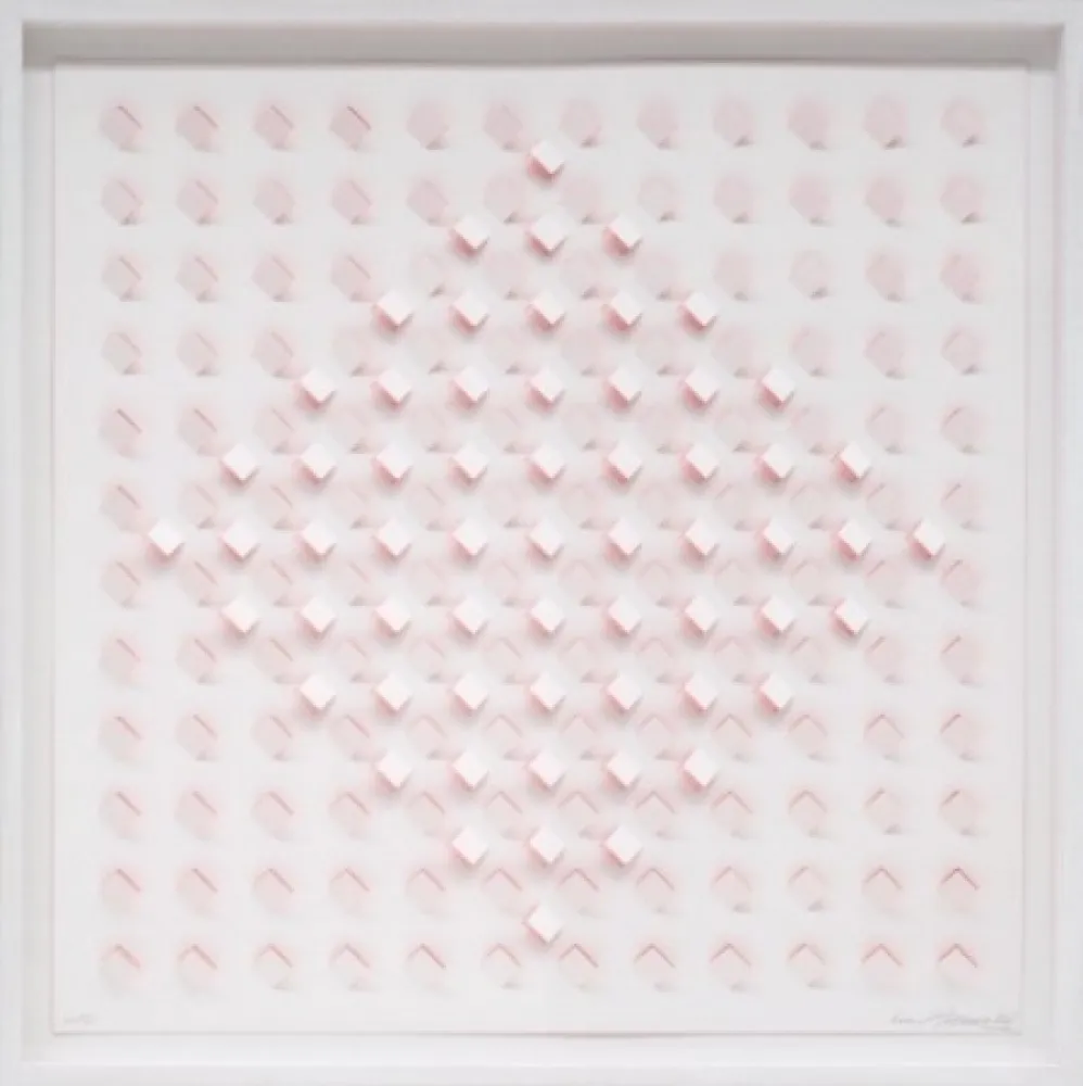 Lithograph Tomasello - S/T 1 - Rosa