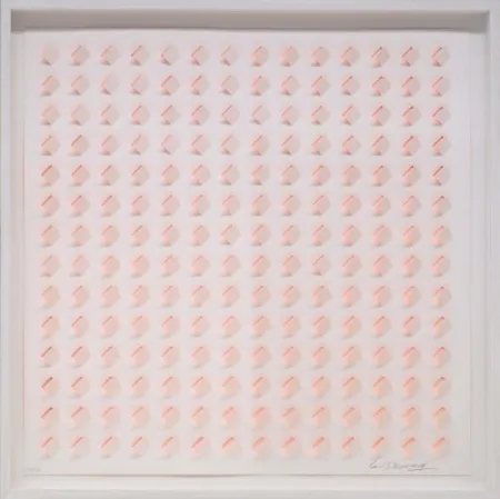 Lithograph Tomasello - S/T 3 - Naranja