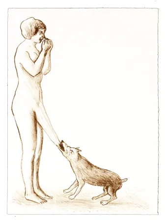 Lithograph Topor - 2 Neuf Grâces