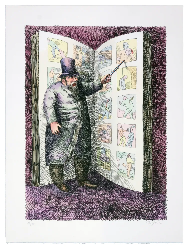 Lithograph Topor - Sans titre