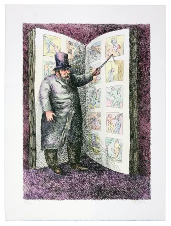 Lithograph Topor - Sans titre