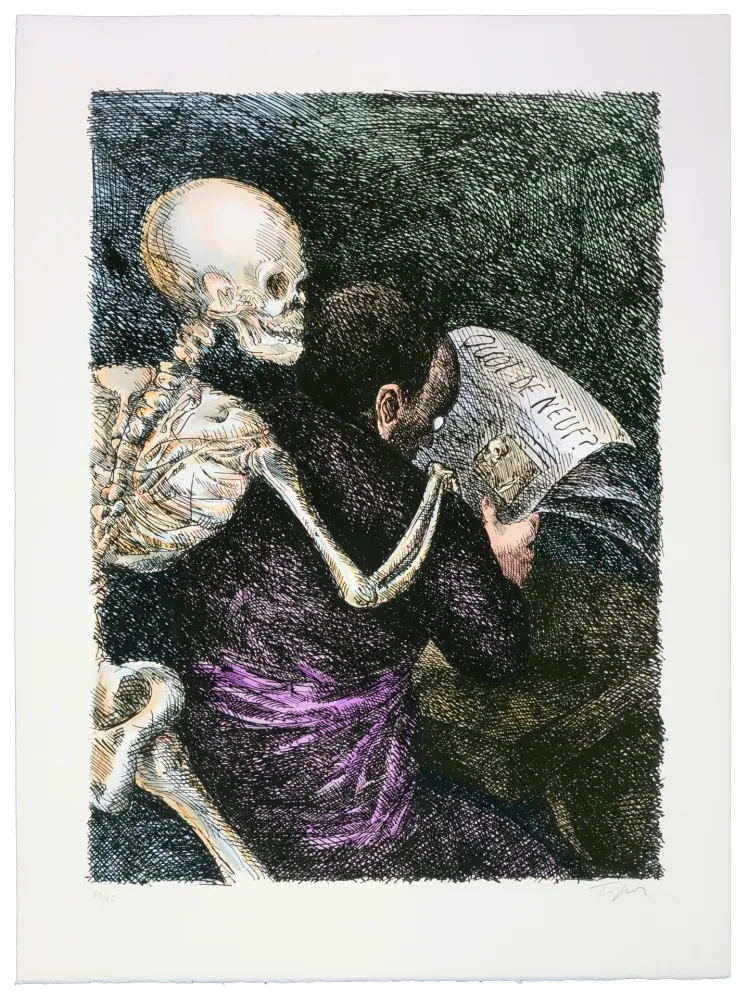 Lithograph Topor - Sans titre