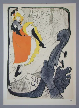 Rotogravure Toulouse-Lautrec - Jane Avril