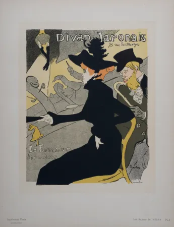 Lithograph Toulouse-Lautrec - Le Divan Japonais, Les Maitres de L’Affiche, 1896