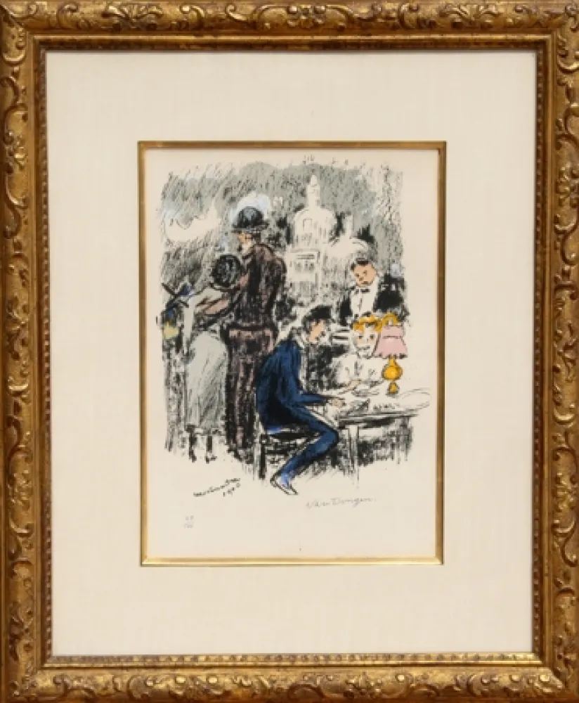 Lithograph Van Dongen - Montmartre 1900