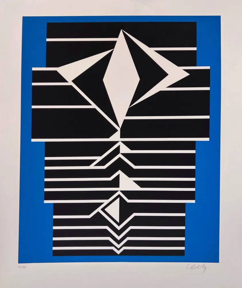 Screenprint Vasarely - Les années Cinquante