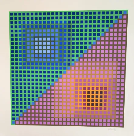 Screenprint Vasarely - Vancouver 8