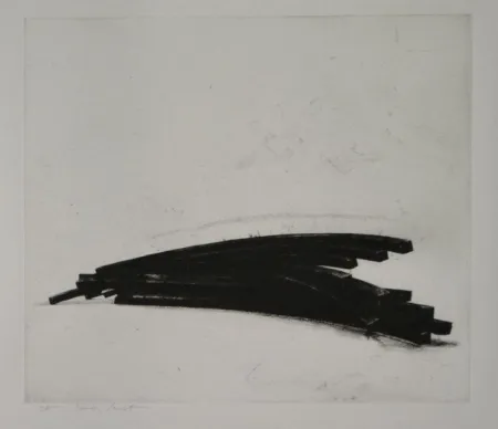Etching And Aquatint Venet - COMPOSITION 1