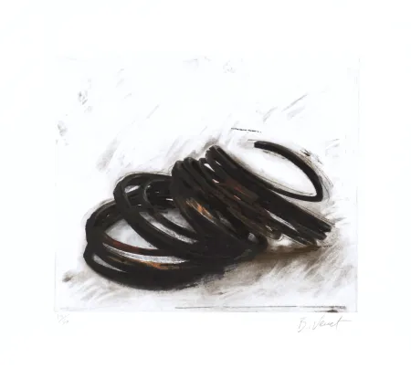 Engraving Venet - Effondrement - Indeterminate Lines 04