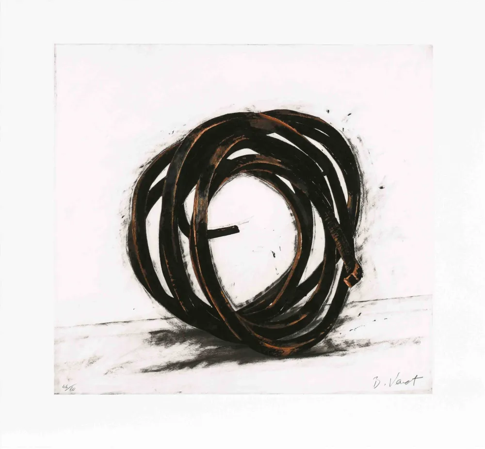 Engraving Venet - Indeterminate Line III