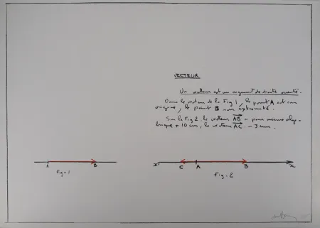 Screenprint Venet - Un Vecteur