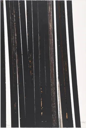 Screenprint Venet - Untitled X (Lignes droites)