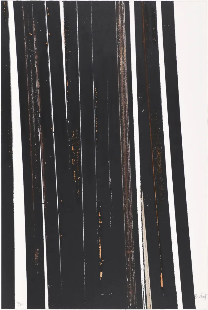 Screenprint Venet - Untitled X (Lignes droites)