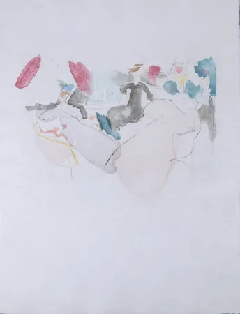 Etching Villon - 3 Figures, 1962