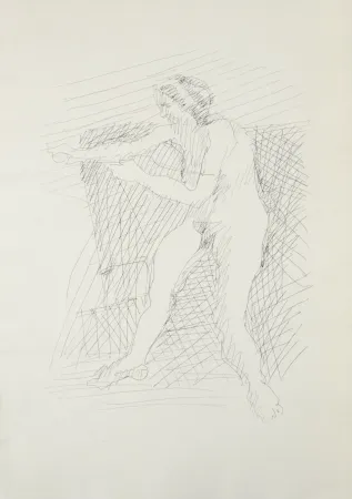 Etching Villon - Figure, 1962