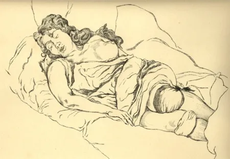 Illustrated Book Vrieslander - Schlafende Frauen / Sleeping Women