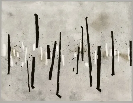 Etching And Aquatint Wang - Walking