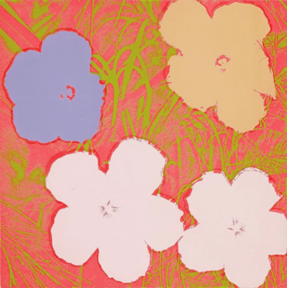 Screenprint Warhol - Flowers 69