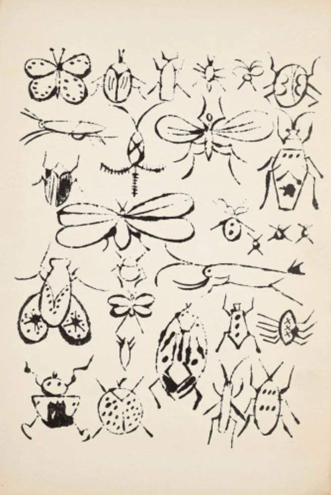 Lithograph Warhol - Happy Bug Day