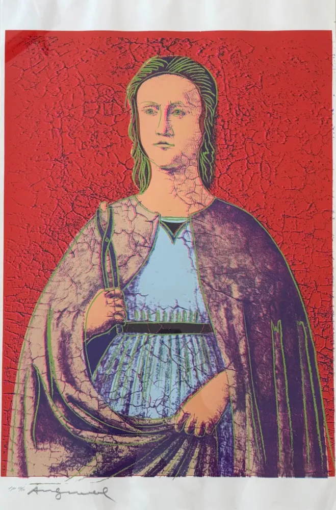Screenprint Warhol - Saint Apollonia