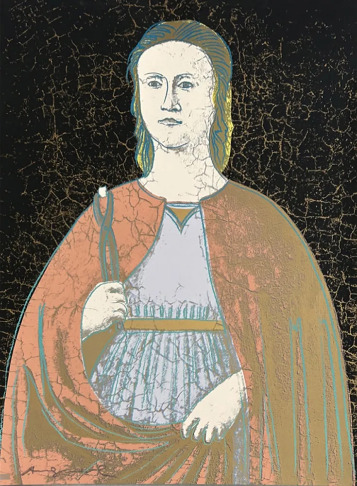 Screenprint Warhol - Saint  Apollonia 331