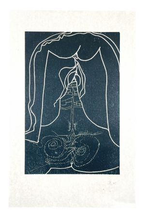Woodcut Müller - 13 FOIS ELLE ET MOI - BORNE