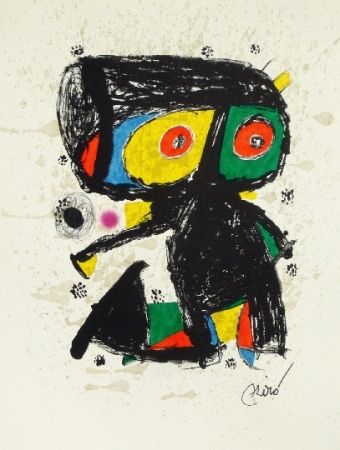 Lithograph Miró - 15 ans Poligrafa