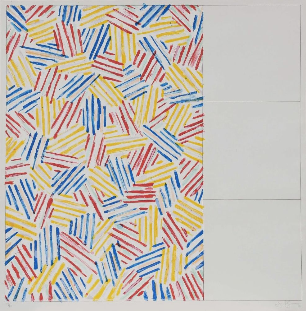 Lithograph Johns - #1 (After 'Untitled 1975')