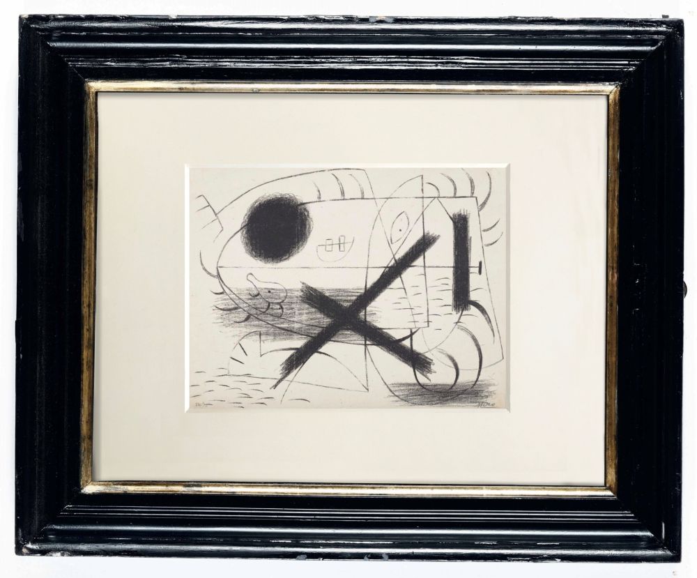 Lithograph Miró - 1 (First work on paper piece ever known)