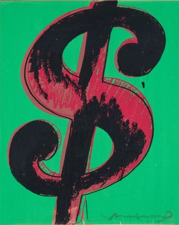 Screenprint Warhol - $ (1), II.279