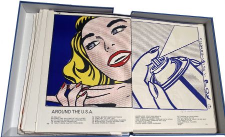 Illustrated Book Lichtenstein - 1¢ LIFE (One Cent Life) by Walasse Ting. 1/100 de luxe signé par les artistes (1964).