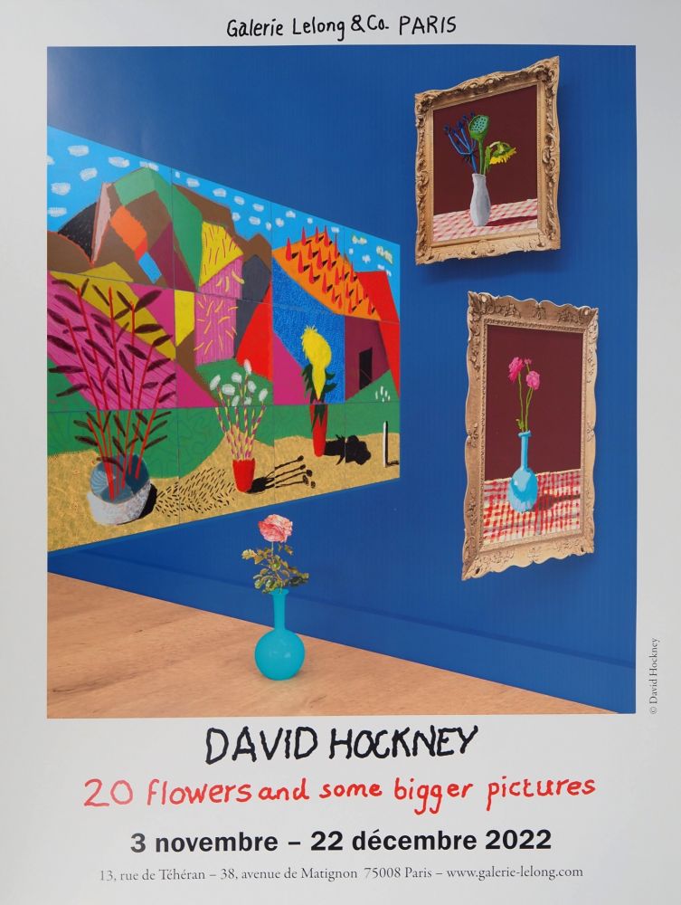Poster Hockney - 20 Flowers and Some Bigger Pictures